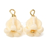 Dyed Synthetic Coral Pendants GG-CBAC295-01G-2