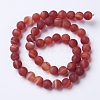 Natural Grade A Striped Agate/Banded Agate Beads Strands G-E478-02-6mm-2