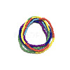 Glass Seed Beaded Waist Beads WG0248E-10-1