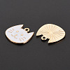 Alloy Enamel Pendants ENAM-S121-182D-4