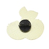 Cat Shape with Cherry Enamel Pins JEWB-I052-02G-06-2