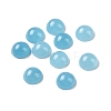 Natural White Jade Cabochons G-G506-8mm-3