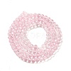 Transparent Baking Paint Glass Beads Strands DGLA-A034-T4mm-D04-2