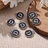 Platinum Plated Alloy Charms LS-ENAM-S118-02D-P-5