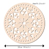 Basswood Basket Bottoms WOOD-WH0111-026-1