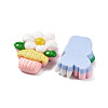 Opaque Resin Cabochons RESI-R455-01R-2