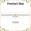 Grenadine & Plastic Pearl Ribbon OCOR-WH0105-170A-2