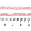 Baking Electroplate Glass Beads Strands DGLA-A039-J4mm-B08-4