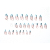 24Pcs 12 Size Teardrop Plastic False Nail Tips MRMJ-PW0001-09-2