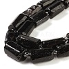 Natural Black Tourmaline Beads Strands G-M403-B16-4