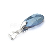 Electroplated Glass Pendants PALLOY-JF03062-5