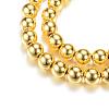 Electroplate Non-magnetic Synthetic Hematite Bead Strands X-G-Q466-3mm-01-1