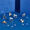 DIY Blank Dome Ring Making Kit DIY-UN0004-06-1