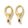 Brass Spring Gate Rings KK-J301-04G-1