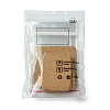 24Pcs 3 Styles Blank Kraft Paper Earring Display Cards CDIS-FS0001-10-6
