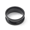 201 Stainless Steel Grooved Finger Ring RJEW-WH0004-32B-EB-2