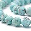 Natural Magnesite Beads Strands G-T106-183-1-2