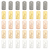 WADORN 50Pcs 5 Colors Alloy Charms FIND-WR0011-36-1