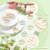 12Pcs 2 Colors 201 Stainless Steel Pendants STAS-DC0011-01-4
