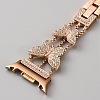Alloy Rhinestone Butterfly Watch Band FIND-SZC0022-016A-2