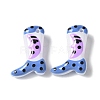 Painted Glass Beads Enamel Beads X1-BLOW-D300-01I-1