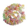Transparent Crackle Glass Beads Strands GLAA-U004-01G-2