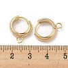 201 Stainless Steel Huggie Hoop Earring Findings STAS-P283-01V-G-3