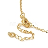 Brass Pendants Necklaces for Women NJEW-B092-05G-5