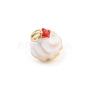 Alloy Enamel Charms ENAM-I067-02G-03B-2