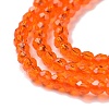 Transparent Glass Beads Strands GLAA-H021-04-26-5