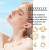 SUNNYCLUE 12Pcs 6 Styles Brass Cubic Zirconia Charms KK-SC0001-97G-5