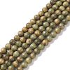 Natural Sandalwood Beads Strands X-WOOD-F008-02-C-4