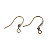 Brass French Earring Hooks KK-Q365-AB-NF-1