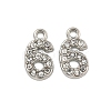 304 Stainless Steel Pendants STAS-L080-002P-06-1