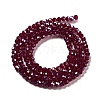 Electroplate Transparent Glass Beads Strands LS-EGLA-A035-T3mm-A02-2
