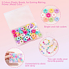   72Pcs 9 Colors Plastic Beads KY-PH0001-58-6