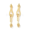 Brass Hook and S-Hook Clasps KK-Z136-41B-G-1