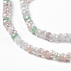 Electroplate Glass Beads Strands EGLA-S192-001A-B13-3