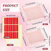 20Pcs Transparent Plastic Nail Art Tool Storage Box CON-BC0007-03B-2