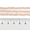 Electroplate Glass Beads Strands EGLA-D020-3x2mm-69-2