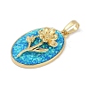 Rack Plating Brass Pendants KK-U032-91G-12-2