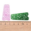 Dyed Natural Quartz Carved Pendants GG-CBA0022-08-3