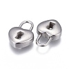 Non-Tarnish 304 Stainless Steel Pendants STAS-F249-22P-02-2