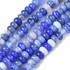 Natural Banded Agate Beads Strands G-F790-I01-01C-2