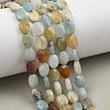 Natural Flower Amazonite Beads Strands G-H349-A01-21-1