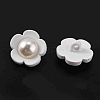 1-Hole Plstic Shank Buttons BUTT-WH0020-26B-1