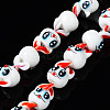Handmade Bumpy Lampwork Beads Strands LAMP-Q031-014-1
