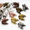 Brass Animal Claw Bead Caps KK-E639-10-1