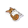 60Pcs 60 Styles PVC Plastic Cat Cartoon Stickers Sets STIC-P004-27B-5