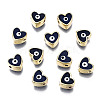 Alloy Enamel Beads PALLOY-Q441-036C-RS-1